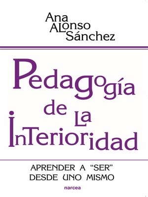 cover image of Pedagogía de la interioridad